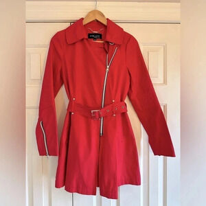 Black Rivet women’s Trench style Rain Coat, Spring Jacket. Size XS